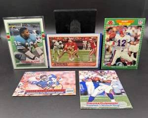 Vintage NFL Football Card Lot | Joe Montana, Jim Kelly, Bernie Blades, Deuce Culpepper & Super Bowl Cards