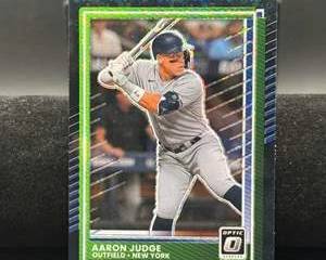 Aaron Judge | 2025 Donruss Optic #50 Green Velocity Parallel | New York Yankees