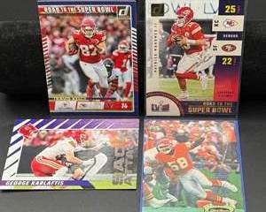Kansas City Chiefs Card Lot | Patrick Mahomes, Travis Kelce, Derrick Thomas & George Karlaftis