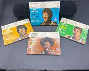 NBA Thumbshots Booklet Lot | Bill Walton, Julius Erving, Pete Maravich & George Gervin | 1977