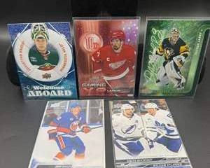 Modern Hockey Card Lot | Dylan Larkin, Tristan Jarry, Jesper Wallstedt, Steven Stamkos & Mathew Barzal