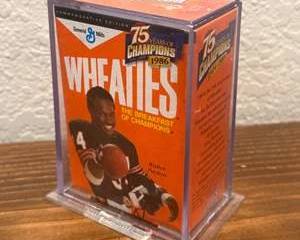 Walter Payton | Wheaties 75th Anniversary 24K Gold Signature Collectible | Limited Edition | Chicago Bears | HOF