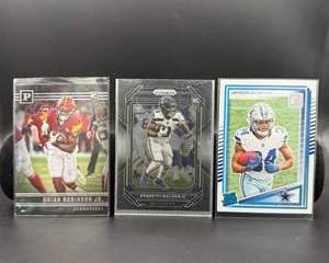 NFL Rookie Card Lot | Brian Robinson Jr., Kenneth Walker III RC & Jaydon Blue Rated Rookie | Panini Prizm & Donruss