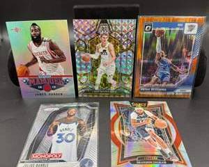 James Harden, Jalen Williams, Lauri Markkanen & Brandon Ingram NBA Insert Card Lot | Mosaic, Optic, Select & Prizm Mon