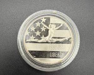 1987-S U.S. Constitution Bicentennial Proof Silver Half Dollar | Commemorative Coin | Original Capsule