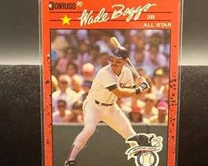 Wade Boggs | 1990 Donruss #712 All-Star Error Card | Boston Red Sox | Hall of Fame