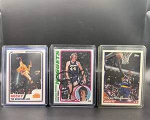 Vintage Denver Nuggets Autographed Card Lot | Dan Issel, Reggie Williams & Rocky the Mountain Lion
