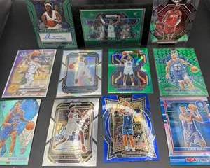 Modern NBA Basketball Card Lot | Abu Kiaba Prizm Auto, Rob Dillingham RC, Jabari Smith Jr. Rookie & Prizm Parallels