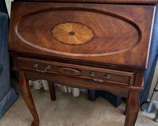 Antique Secretary with 3 inch blemish on top that can be repaired.