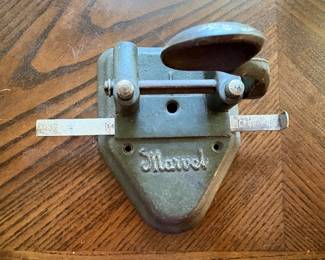 vintage Wilson Jones Marvel two-hole paper puncher $15