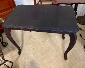 Black small table