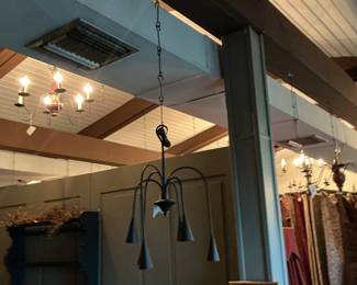 Wrought Iron Candelabra Chandelier