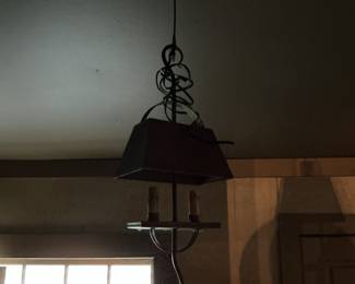 Primitive Blacksmith-Made Chandelier