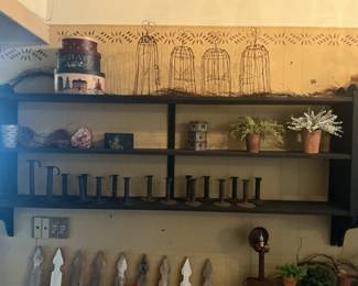 Primitive Americana Shelf Decor Lot