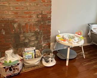 Toddler seats, diaper pail, activity bouncer and more! 