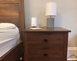 Pair of wooden bedside tables
