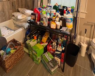 Grab all your cleaning supplies in our $1 room! 