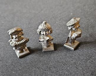 Royal Pewter Christmas Caroler Figurines - Set of 3