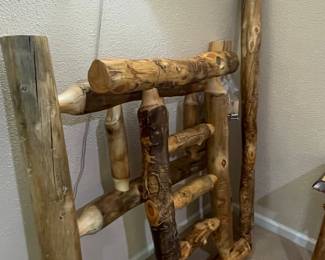 Rustic Log Twin Bed Frame