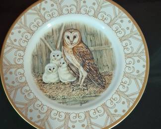 Edward Marshall Boehm Barn Owl Plate