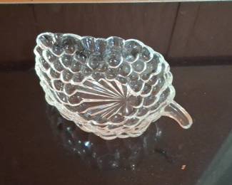 Anchor Hocking Glass Grape Cluster Relish Dish