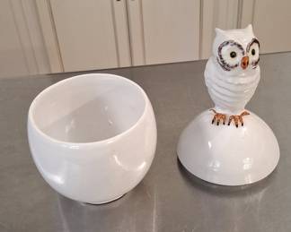 Costa Art Pottery Owl Cookie Jar