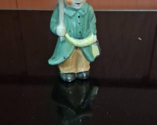 Boy with Flag Figurine - Occupied Japan