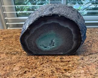 Blue-Green Agate Geode