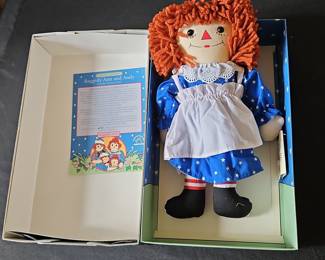 Raggedy Ann and Andy Awake/Asleep Doll Limited Edition