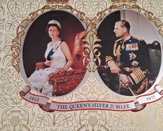 The Queen's Silver Jubilee Commemorative Tray