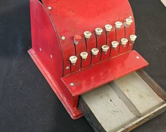 J & R "Mercantile" Tin Toy Cash Register