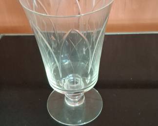 Etched Crystal Footed Goblet - Rock Sharpe