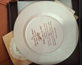 Edward Marshall Boehm "Northern Barred Owl" Owl Plate Collection Plate