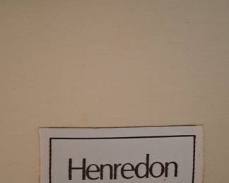 Henredon Damask Upholstered Sofa