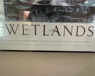 Washington State Wetlands Educational Poster