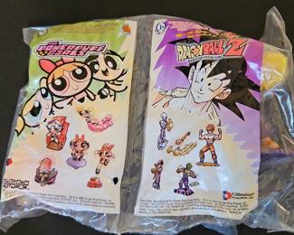 Burger King Kids Club Toys - Dragon Ball Z & Powerpuff Girls