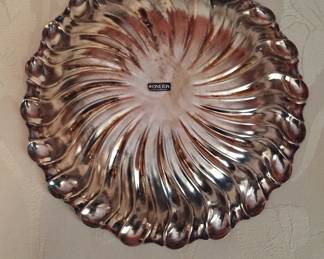Oneida Silver Plated Swirl Bowl