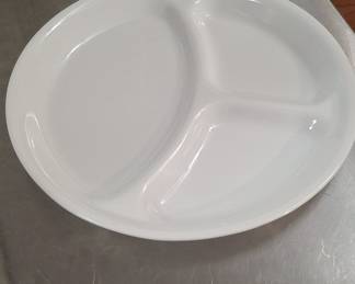 Corelle Winter Frost White Divided Grill Plate