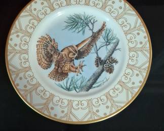 Edward Marshall Boehm "Eastern Screech Owl" Collector Plate