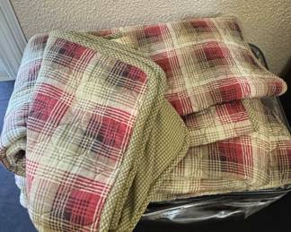 Eddie Bauer Camano Island Plaid Quilt Set