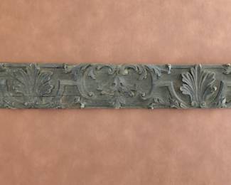 vintage wooden wall hanging.