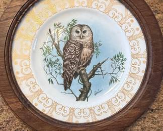 Edward Marshall Boehm "Barred Owl" Collector Plate
