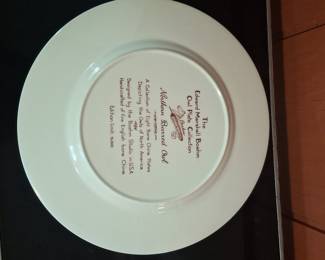 Edward Marshall Boehm "Northern Barred Owl" Collector Plate