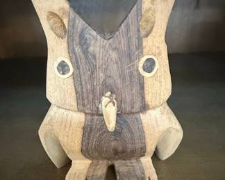 Carved Wooden Korok Figurine