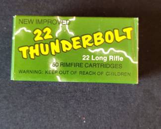 Remington Thunderbolt 22 Long Rifle Cartridges