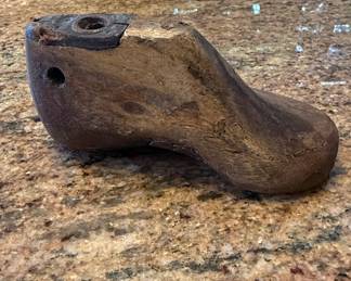 Vintage Wooden Cobbler's Shoe 