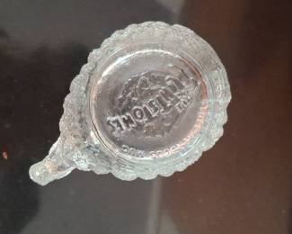 1993 McDonald's "The Flintstones" TreeMendous Embossed Glass Mug