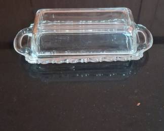 Imperial Glass Candlewick Butter Dish