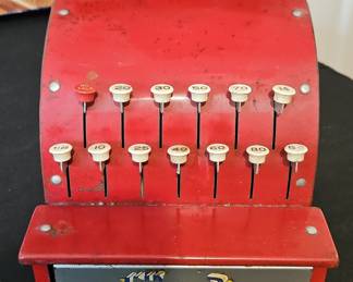 J & R "Mercantile" Tin Toy Cash Register
