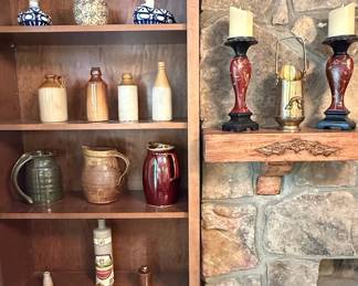 Assorted Stoneware and Ceramic Decorative Items